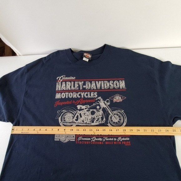 Harley Davidson Back and Front Graphic Tee Size 2XL Silverton Colorado Shirt - Picture 6 of 12